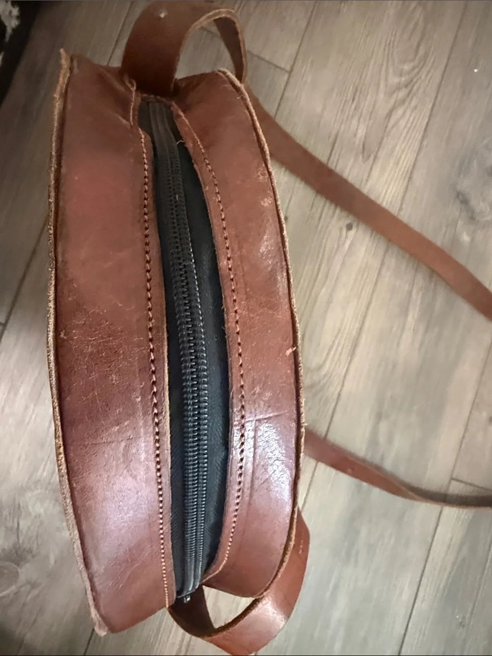 Hand Tooled Large Leather Bag Handmade!!!